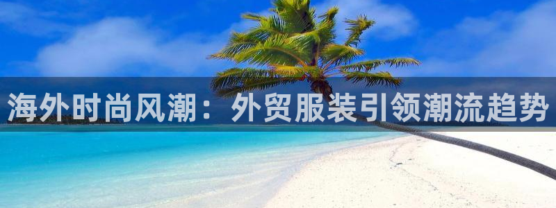 乐发平台注册流程图：海外时尚风潮：外贸服